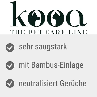kooa. Sehr saugstark, mit Bambus-Einlage, neutralisiert Gerüche.