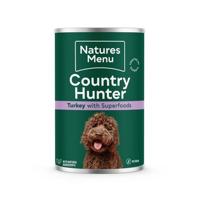 Natures Menu Country Hunter Turkey with Superfoods, crafted by experts, with natural ingredients, no grain.