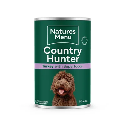 Natures Menu Country Hunter Turkey with Superfoods, crafted by experts, with natural ingredients, no grain.