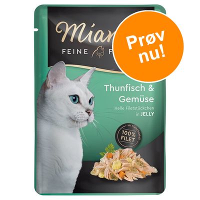 Prøvepakke: Miamor Fine Fileter i portionsposer 24 x 100 g Mix: 4 varianter
