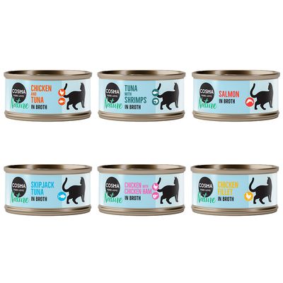 Pakiet Cosma Nature, 24 x 70 g Pakiet mieszany 1 (6 smaków)