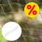 Set Rete protettiva + fissaggio per balconi rete 8 x 3 m + set fissaggio Trixie
