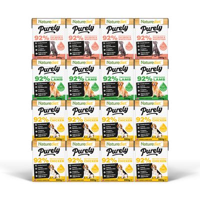 Naturediet Purely - Selection Pack 16 x 390g