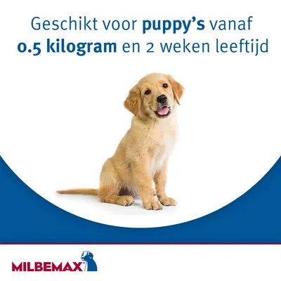 Milbemax Large Dog (NL) Ontwormingstabletten - 2 x 2 Tabletten