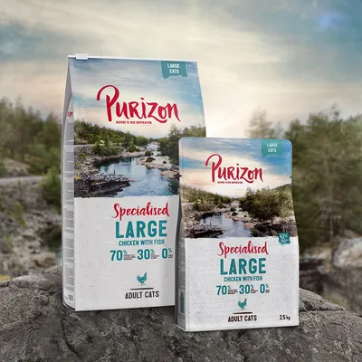 Purizon Large Adult, kurczak i ryba – bez zbóż - NOWOŚĆ: 400 g