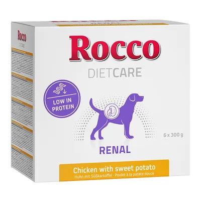 Rocco Diet Care Renal Pouches - Chicken with Sweet Potato - Saver Pack: 12 x 300g