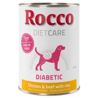 Rocco Diet Care Diabetic poulet, bœuf pour chien 400 g - 12 x 400 g