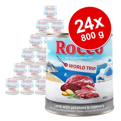 Rocco Vuelta al mundo Grecia, cordero con patatas y romero - 12 x 800 g - Pack Ahorro