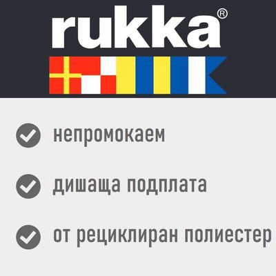 Сиво кучешко яке с регулируем колан на корема и висока яка, представено върху черна фигура на куче модел.