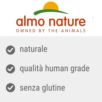 almo nature. Owned by the animals. naturale, qualità human grade, senza glutine.