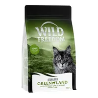 Wild Freedom suha mačja hrana 400 g po posebni ceni! - Adult "Green Lands" Sterilised jagnjetina - recept brez žit