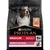 Medium adult 1+ sensitive skin food with salmon as number one ingredient, suitable for pets with sensitive skin. Key features shown on packaging.