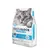 Zak Odourlock maxCare kattenbakvulling, 12 kg. Tekst: 40 dagen garantie, Health Issues Monitoring, Unscented, 5 in 1, met technologie bluCare. Afbeelding van een grijze kat.