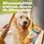 Osoba drži Pedigree Dentastix Daily Oral Care pakiranje i žvakalicu za pse; tekst na njemačkom: Wissenschaftlich erwiesen, dass es die Zähne reinigt.