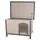 Size S-M: W 85 x D 60 x H 58 cm, grey