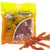 Förpackning med Cookie's Snacks Hähnchenfiletstreifen, 200 g. Text på tyska: Für alle Hunde!, 100% Natur, Geflügel. Hundsnacks synliga utanför förpackningen.
