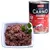 Консерва Animonda Gran Carno Fleisch Pur Senior Huhn + Putenherzen, показана до купичка с месна храна и магданоз. Видим текст: 100 %, SENIOR, Huhn + Putenherzen.