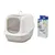 Bundle: Mocha & White litter box + tray bags