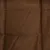 Close-up of brown quilted fabric material with visible seams.