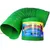 Green flexible tunnel 'Bunny Warren', extendable up to 3m, suitable for rabbits and other small animals. Text: 'Bend it, Extend it'.