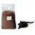 Grosser transparenter Beutel mit braunem Trockenfutter, daneben eine schwarze Katze liegend. Etikett auf dem Beutel zeigt Produktinformationen.