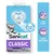 Balení Sanicat Classic Lavender 16L, Oxygen Odour Control, nápisy NO DUST a LOW TRACKING, obrázek kočky a levandule. Balení Sanicat Classic Lavender 16L, Oxygen Odour Control, nápisy NO DUST a LOW TRACKING, obrázek kočky a levandule.