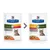 Hill's Prescription Diet kattenvoer verpakking: links 'Metabolic + Urinary Stress', rechts nieuwe verpakking 'c/d + Metabolic Urinary + Weight Care'. Smaak: Chicken.
