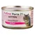 Feline Porta 21 Kitten, Hühnerfleisch mit Reis. Dose mit Katzenmotiv und Zutatenliste: Leber 4,5%, Brühe 54,5%. Analyse: Fett 4,5%, Magnesium 0,02%. Zusatzstoffe: Vitamin D3.
