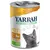 Yarrah BIO-ORGANIC SINCE 1992, pasztet z kurczakiem, algami i spiruliną, bez zbóż, BIO ORGANIC, puszka 400 g, zdjęcie kota na etykiecie