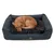Lot : Sleepy Time panier avec coussin, gris + couverture Freedom Bone pour chien - taille M Lot : Sleepy Time panier avec coussin, gris + couverture Freedom Bone pour chien - taille M