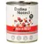 Dolina Noteci Premium, Rich in Beef, 80% Fleisch und Innereien. Icons: Leinsamenöl, Hefe-Derivate, ohne Phosphate, glutenfrei.
