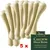 Five Hunter Calcium Milk Bone chews, product pack shows brand name and text: 'Calcium Milk Bone', 'toothcleaning chewing fun', '5 x' in red. Five Hunter Calcium Milk Bone chews, product pack shows brand name and text: 'Calcium Milk Bone', 'toothcleaning chewing fun', '5 x' in red.