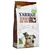 Yarrah Senior Dog Food BIO, protein 25 %, fat 10 %, billede af hund, mærker: EU-økologi og Beter Leven. Tekst: pure food, high protein & fat balance, for all senior dogs, healthy teeth.