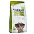 Yarrah BIO VEGA Grain Free hundefoder, protein 22 %, fedt 14 %, vegetarisk, 100 % genanvendelig emballage, økologimærke, billede af hund på posen.