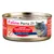 Konzerva Feline Porta 21, celé tuniakové mäso s hovädzím, nápis GANZES THUNFISCHFLEISCH WHOLE TUNA MEAT mit Rind / with Beef, obrázok mačky na etikete.
