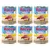 Rocco World Trip wet food, variety Beef with fish, rice & peas, 6 cans of 800g each.