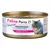 Konzerva Feline Porta 21 Sensitive, Hühnerfleisch Chicken Meat mit Reis / with Rice, obrázok mačky na etikete. Text v nemčine a angličtine.