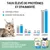 Graphique comparatif : protéines, graisses, glucides et humidité entre véritable proie et Schesir thon en gelée. Paquets Schesir visibles. Texte : alimentation idéale du chat = composition d’une proie.