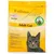 Опаковка Porta 21 Feline Finest Adult Cat, суха храна за котки. Видими текстове: Pet Food, богатa на Омега 3, Омега 6 и таурин, с билки и плодове. Снимка на котка отпред.