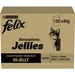 Jumbo pakiranje Felix "Sensations" vrećice 120 x 85 g - Raznolikost okusa (govedina, piletina, pačetina i janjetina) 