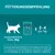 Conseils d’alimentation pour chat adulte 4 kg : PURINA ONE, 3–4 sachets par jour. Texte en allemand : Fütterungsempfehlung, Ausgewachsene Katze, 4kg, pro Tag.