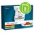 Purina Gourmet Perle cat food, 8 x 85g packs. Visible text: Erlesene Streifen, Les Aiguillettes. Green icon with number 8. Flavours listed in German and French. Purina Gourmet Perle cat food, 8 x 85g packs. Visible text: Erlesene Streifen, Les Aiguillettes. Green icon with number 8. Flavours listed in German and French.