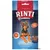 Rinti Extra Puppy-Sticks mit Huhn & Rind, 95% Fleisch, plus Calcium, für die Welpenschule. Afbeelding van een puppy en een bakje met sticks op de verpakking.