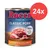 Rocco Classic Pork, mit Rind und Geflügelherzen, 800g Dose, 24x Packung. 100% frische Zutaten, getreidefreie Rezeptur.