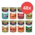Animonda GranCarno Adult Nassfutter, 48x Dosen mit verschiedenen Sorten: Lachs+Spinat, Rind+Huhn, Multifleisch-Cocktail, Rind+Entenherzen, Pansen, Geflügelherzen, Ente, Wild.