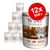 Набор из 12 консервов Wolf of Wilderness Oak Woods, 800 г. На упаковке надпись: 100% grain-free. Видны изображения леса и кабана.