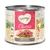 Boîte Feringa Classic pour chat adulte, agneau et bœuf, pois et cresson. Recette sans céréales, 68 % ingrédients animaux sélectionnés. Texte en anglais sur l’étiquette.