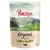Purizon Original Chicken Fillet met lam & zalm, 70g. Hoogwaardige ingrediënten met 14% ruw eiwit. Verpakking toont berglandschap en kattensymbool.