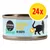 Cosma Nature Pure Love Chicken Fillet in Broth, pack of 24 cans, with chicken fillet text and cat silhouette visible on the label.