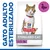Hill's Science Plan Sterilised Cat Duck, pienso para gato adulto esterilizado. Texto visible: GATO ADULTO ESTERILIZADO, STERILISED CAT, DUCK. Imagen de pato en círculo morado. Hill's Science Plan Sterilised Cat Duck, pienso para gato adulto esterilizado. Texto visible: GATO ADULTO ESTERILIZADO, STERILISED CAT, DUCK. Imagen de pato en círculo morado.